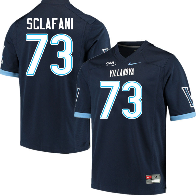 Villanova Wildcats #73 Nico Sclafani College Football Jerseys Stitched-Navy Villanova Wildcats #73 Nico Sclafani College Football Jerseys Stitched-Navy